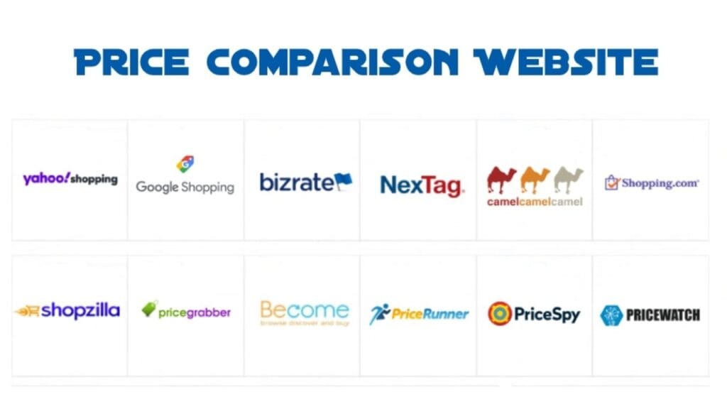 shoping comparison website banner