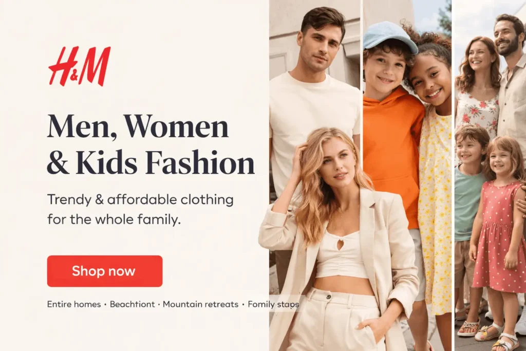 H&M banner