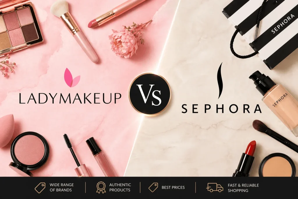 LADYMAKEUP VS SEPHORA banner
