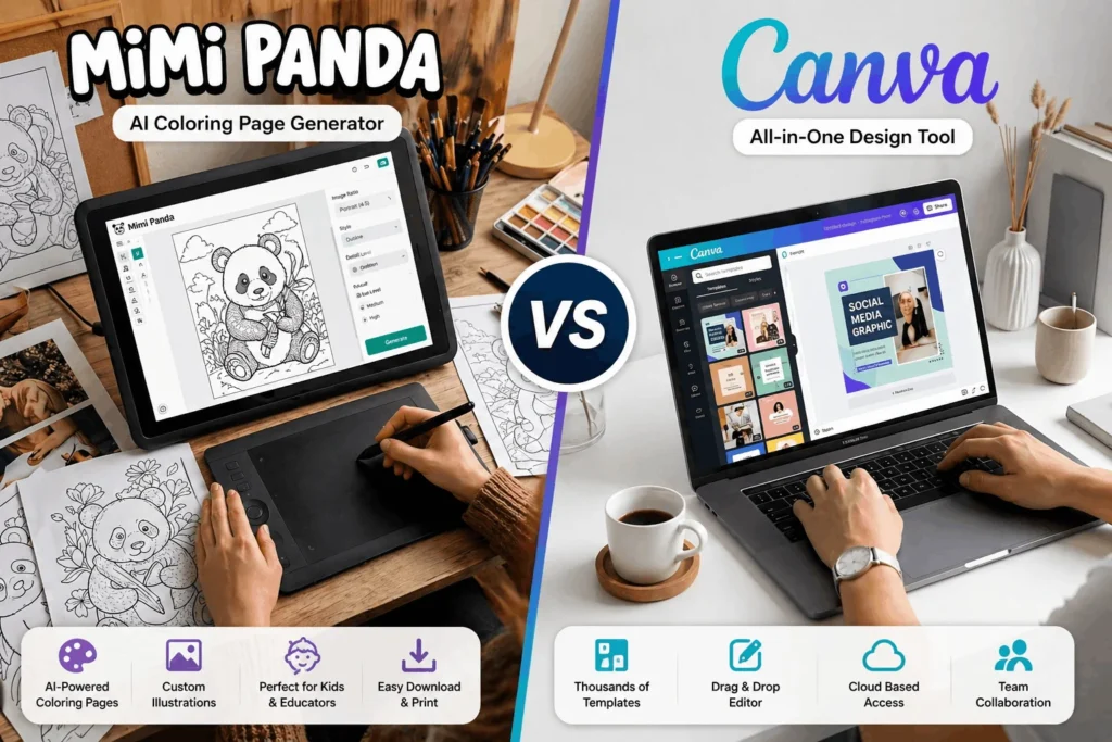 Mimi panda vs canva