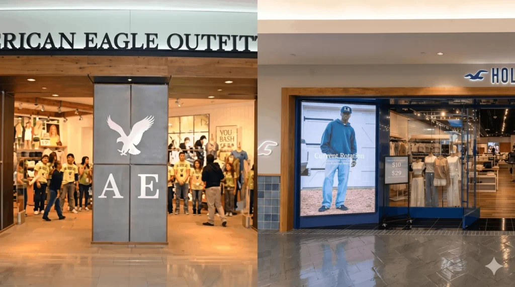 american eagle vs holister banner